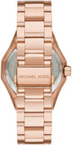 Michael Kors Raquel Three-Hand Crystals Pink Dial Rose Gold Steel Strap Watch For Women - MK7343 Authentic Buy Shop Now