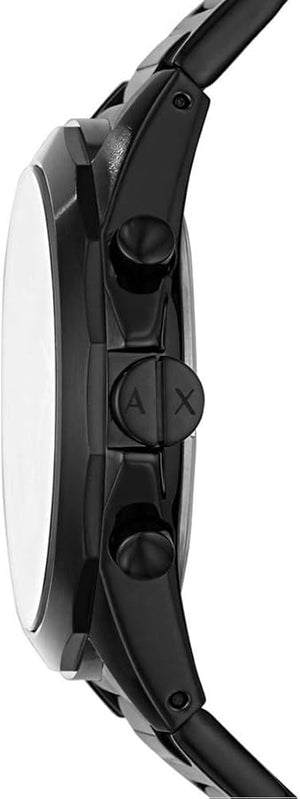 Armani Exchange Drexler Chronograph Black Dial Black Steel Strap Watch For Men - AX2639 Authentic Buy Shop Now