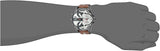 Diesel Mr. Daddy 2.0 Chronograph Silver Dial Brown Leather Strap Watch For Men - DZ7394 Authentic Buy Shop Now