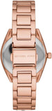 Michael Kors Janelle Multifunction Rose Gold Two Tone Steel Strap Watch For Women - MK7132 Authentic Buy Shop Now