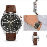 Fossil Wakefield Black Dial Brown Leather Strap Watch for Men - CH2944 Authentic Buy Shop Now
