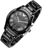 Emporio Armani Black Ceramic Dial Ceramic Strap Watch For Women - AR1401 Authentic Buy Shop Now