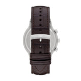 Emporio Armani Renato Chronograph Black Dial Brown Leather Strap Watch For Men - AR2482 Authentic Buy Shop Now