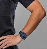Tommy Hilfiger Kyle Quartz Blue Dial Black Steel Strap Watch for Men - 1791633 Authentic Buy Shop Now