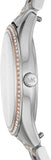 Michael Kors Lauryn Quartz Mother of Pearl White Dial Two Tone Steel Strap Watch For Women - MK4366 Authentic Buy Shop Now