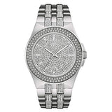 Bulova Crystal Pave Silver Dial Silver Steel Strap Watch for Men - 96B235 Authentic Buy Shop Now