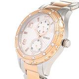 Guess Siren White Dial Two Tone Steel Strap Watch for Women - W0442L4 Authentic Buy Shop Now
