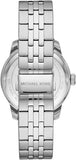 Michael Kors Cunningham Multifunction Black Dial Silver Steel Strap Watch For Men - MK7156 Authentic Buy Shop Now
