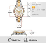 Michael Kors Berkley Chronograph Silver Dial Two Tone Steel Strap Watch For Women - MK7415 Authentic Buy Shop Now