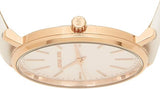 Michael Kors Pyper Quartz White Dial White Leather Strap Watch For Women - MK2800 Authentic Buy Shop Now