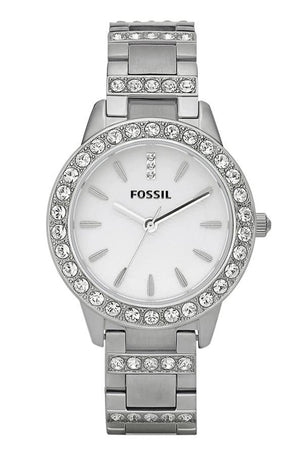 Fossil Jesse White Dial Silver Steel Strap Watch for Women - ES2362 Authentic Buy Shop Now