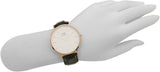 Daniel Wellington Classic Reading White Dial Black Leather Strap Watch For Men - DW00100014 Authentic Buy Shop Now