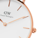 Daniel Wellington Classic Petite St Mawes White Dial Brown Leather Strap Watch For Women - DW00100231 Authentic Buy Shop Now