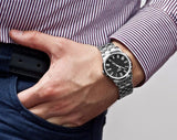 Tissot T Classic Dream Black Dial Silver Steel Strap Watch for Men - T033.410.11.053.01 Authentic Buy Shop Now