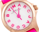Marc Jacobs Henry White Dial Pink Leather Strap Watch for Women - MBM1237 Authentic Buy Shop Now