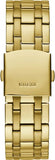 Guess Surge Chronograph Black Dial Gold Steel Strap Watch for Men - W1258G2 Authentic Buy Shop Now