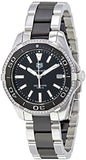 Tag Heuer Aquaracer Quartz Diamonds Black Dial Two Tone Steel Strap Watch for Women - WAY131G.BA0913 Authentic Buy Shop Now