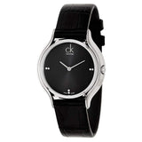 Calvin Klein Skirt Black Dial Black Leather Strap Watch for Women - K2U231C1 Authentic Buy Shop Now