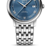 Omega De Ville Prestige Co-Axial Blue Dial Silver Steel Strap Watch for Men - 424.10.40.20.03.002 Authentic Buy Shop Now