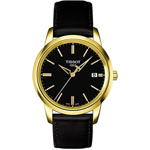 Tissot T Classic Dream Black Dial Black Leather Strap Watch for Men - T033.410.36.051.01 Authentic Buy Shop Now