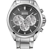 Hugo Boss Driver Black Dial Silver Steel Strap Watch for Men - 1512883 Authentic Buy Shop Now