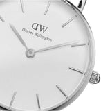 Daniel Wellington Classic Petite Reading White Dial Black Leather Strap Watch For Women - DW00100185 Authentic Buy Shop Now