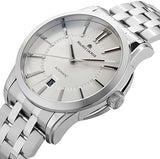 Maurice Lacroix Pontos Date Automatic Silver Dial Silver Steel Strap Watch For Men - PT6148-SS002-130 Authentic Buy Shop Now