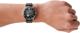 Emporio Armani Meccanico Skeleton Black Dial Black Leather Strap Watch For Men - AR60026 Authentic Buy Shop Now