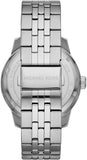 Michael Kors Cunningham Multifunction Blue Dial Silver Steel Strap Watch For Men - MK7153 Authentic Buy Shop Now