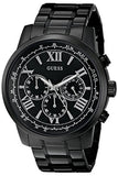 Guess Horizon Chronograph Black Dial Black Steel Strap Watch For Men - W0379G2 Authentic Buy Shop Now