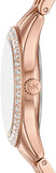 Michael Kors Harlowe Three-Hand Rose Gold Dial Rose Gold Steel Strap Watch for Women - MK4845 Authentic Buy Shop Now