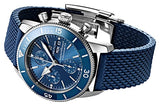 Breitling Superocean Heritage Chronograph 44 Blue Dial Blue Mesh Bracelet Watch for Men - A13313161C1S1 Authentic Buy Shop Now