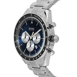 Hugo Boss Chronograph Blue Dial Silver Steel Strap Watch for Men - 1513630 Authentic Buy Shop Now