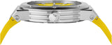 Salvatore Ferragamo F-80 Classic Yellow Dial Yellow Rubber Strap Watch for Men - SFHY01222 Authentic Buy Shop Now