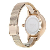 Hugo Boss Symphony Grey Dial Gold Mesh Bracelet Watch for Women - 1502424 Authentic Buy Shop Now