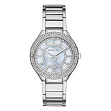 Michael Kors Kerry Mother of Pearl Dial Silver Stainless Steel Strap Watch for Women - MK3395 Authentic Buy Shop Now