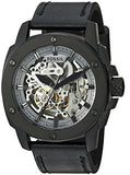 Fossil Modern Machine Automatic Skeleton Grey Dial Black Steel Strap Watch for Men - ME3134 Authentic Buy Shop Now