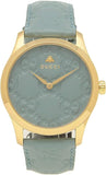 Gucci G Timeless Quartz Blue Dial Blue Leather Strap Watch For Men - YA1264097 Authentic Buy Shop Now