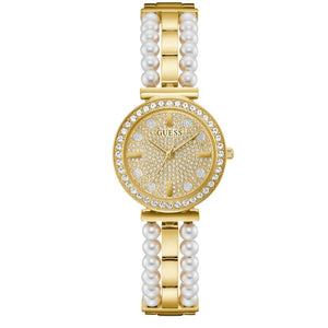 Guess Gala Diamonds Gold Dial Two Tone Steel Strap Watch for Women - GW0531L2 Authentic Buy Shop Now