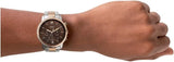 Fossil Neutra Chronograph Brown Dial Two Tone Steel Strap Watch for Men - FS5869 Authentic Buy Shop Now