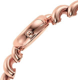 Emporio Armani Retro Quartz Silver Dial Rose Gold Steel Strap Watch For Women - AR1776 Authentic Buy Shop Now