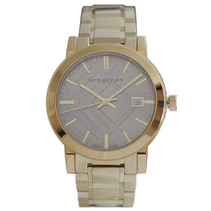 Burberry The City Gold Dial Gold Steel Strap Watch for Women - BU9033 Authentic Buy Shop Now