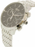 Hugo Boss Associate Black Dial Silver Steel Strap Watch for Men - 1513267 Authentic Buy Shop Now