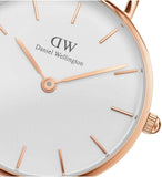 Daniel Wellington Classic Petite Bristol White Dial Brown Leather Strap Watch For Women - DW00100227 Authentic Buy Shop Now