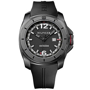 Tommy Hilfiger Windsurf Black Dial Black Rubber Strap Watch for Men- 1791114 Authentic Buy Shop Now