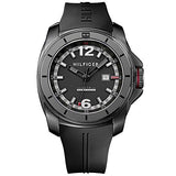 Tommy Hilfiger Windsurf Black Dial Black Rubber Strap Watch for Men- 1791114 Authentic Buy Shop Now