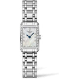 Longines Dolcevita Diamonds Mother of Pearl Dial Silver Steel Strap Watch for Women - L5.258.0.87.6 Authentic Buy Shop Now