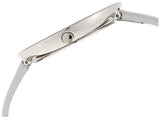Calvin Klein Chic Silver Dial White Leather Strap Watch for Women - K7N23UP8 Authentic Buy Shop Now