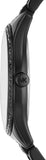 Michael Kors Lauryn Quartz Black Dial Black Steel Strap Watch For Women - MK4337 Authentic Buy Shop Now