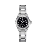 Tag Heuer Aquaracer Professional 200 Quartz Black Dial Silver Steel Strap Watch for Women - WBP1410.BA0622 Authentic Buy Shop Now